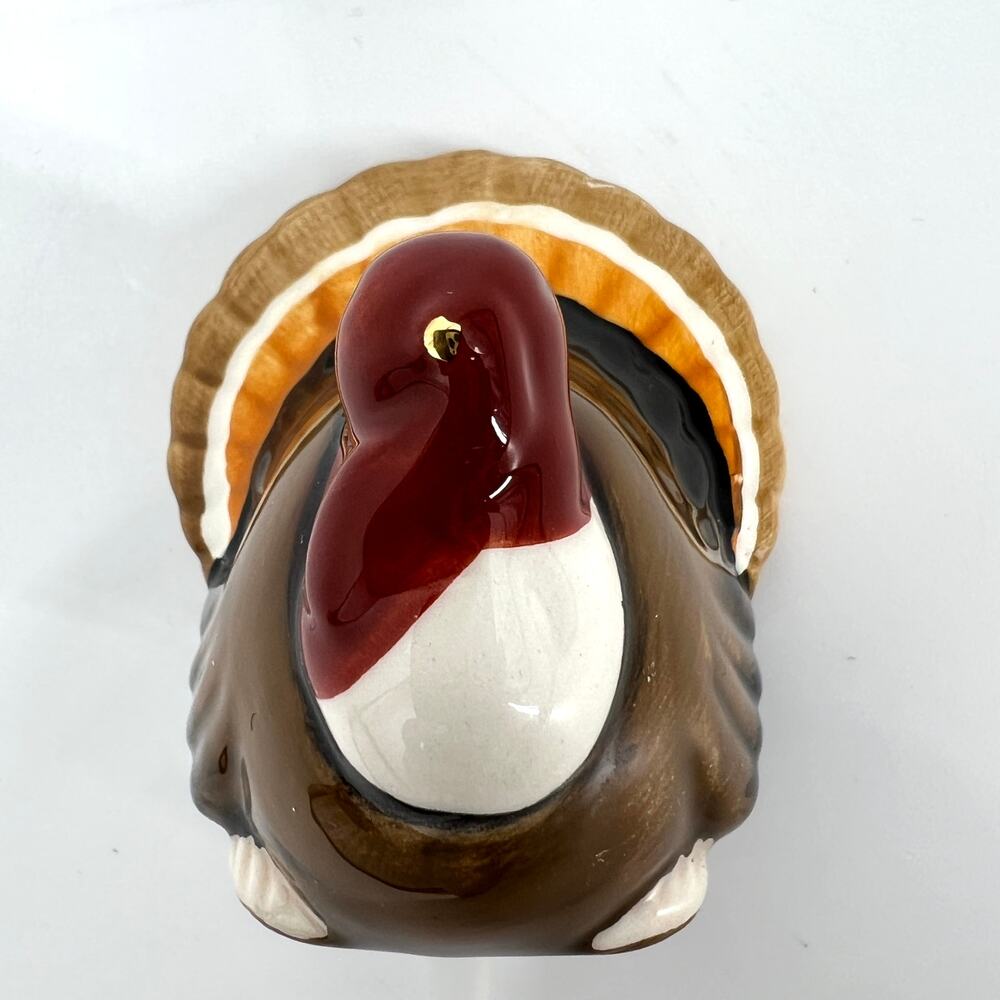 Nora Fleming Gobble Gobble Turkey Mini Thanksgiving Holiday Figurine